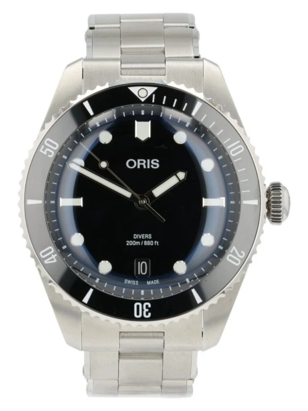 Oris Black Dial Stainless Steel 40mm Automatic Movement Mens